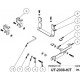 Havis UT-2008-KIT - Mounting component (2 spacers, washers, 3 mounting brackets, screws, rear fence) - for Havis UT-2001 - TAA Compliance UT-2008-KIT