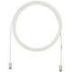 Panduit Cat.5e UTP Patch Network Cable - 1 ft Category 5e Network Cable for Network Device - First End: 1 x RJ-45 Male Network - Second End: 1 x RJ-45 Male Network - Patch Cable - Off White - 1 Pack - TAA Compliance UTP28CH1