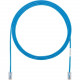 Panduit Cat.5e UTP Patch Network Cable - 1 ft Category 5e Network Cable for Network Device - First End: 1 x RJ-45 Male Network - Second End: 1 x RJ-45 Male Network - Patch Cable - 28 AWG - Blue - 1 Pack - TAA Compliance UTP28CH1BU