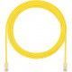 Panduit Cat.5e UTP Patch Network Cable - 7 ft Category 5e Network Cable for Network Device - First End: 1 x RJ-45 Male Network - Second End: 1 x RJ-45 Male Network - Patch Cable - Yellow - 1 Pack - TAA Compliance UTP28CH7YL