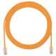 Panduit Cat.5e U/UTP Patch Network Cable - 7 ft Category 5e Network Cable for Network Device - First End: 1 x RJ-45 Male Network - Second End: 1 x RJ-45 Male Network - Patch Cable - 28 AWG - Orange - 1 - TAA Compliance UTP28CH7OR