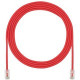 Panduit Cat.5e U/UTP Patch Network Cable - 9 ft Category 5e Network Cable for Network Device - First End: 1 x RJ-45 Male Network - Second End: 1 x RJ-45 Male Network - Patch Cable - 28 AWG - Red - 1 UTP28CH9RD