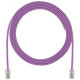 Panduit Cat.5e U/UTP Patch Network Cable - 10 ft Category 5e Network Cable for Network Device - First End: 1 x RJ-45 Male Network - Second End: 1 x RJ-45 Male Network - Patch Cable - 28 AWG - Violet - 1 - TAA Compliance UTP28CH10VL
