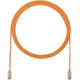 Panduit Cat.6 UTP Patch Network Cable - 17 ft Category 6 Network Cable for Network Device - First End: 1 x RJ-45 Male Network - Second End: 1 x RJ-45 Male Network - Patch Cable - Gold Plated Contact - Orange - TAA Compliance UTP28SP17OR