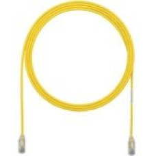 Panduit Cat.6e U/UTP Patch Network Cable - 10 ft Category 6e Network Cable for Network Device - First End: 1 x RJ-45 Male Network - Second End: 1 x RJ-45 Male Network - Patch Cable - Yellow, Clear UTP28SP10YL