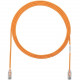 Panduit Cat.6 U/UTP Patch Network Cable - 12 ft Category 6 Network Cable for Network Device - First End: 1 x RJ-45 Male Network - Second End: 1 x RJ-45 Male Network - Patch Cable - 28 AWG - Clear, Orange - 25 - TAA Compliance UTP28SP12OR-Q
