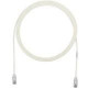 Panduit Cat.6 UTP Patch Network Cable - 22 ft Category 6 Network Cable for Network Device - First End: 1 x RJ-45 Male Network - Second End: 1 x RJ-45 Male Network - Patch Cable - Gold Plated Contact - Off White - TAA Compliance UTP28SP22