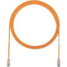 Panduit Cat.6 UTP Patch Network Cable - 3 ft Category 6 Network Cable for Network Device - First End: 1 x RJ-45 Male Network - Second End: 1 x RJ-45 Male Network - Patch Cable - Orange, Clear - TAA Compliance UTP28SP3OR