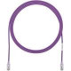 Panduit Cat.6 UTP Patch Network Cable - 20 ft Category 6 Network Cable for Network Device - First End: 1 x RJ-45 Male Network - Second End: 1 x RJ-45 Male Network - Patch Cable - Gold Plated Contact - Violet - TAA Compliance UTP28SP20VL