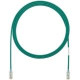Panduit Cat.6 UTP Patch Network Cable - 3 ft Category 6 Network Cable for Network Device - First End: 1 x RJ-45 Male Network - Second End: 1 x RJ-45 Male Network - Patch Cable - Clear, Green - 1 Pack - RoHS Compliance UTP28SP3GR