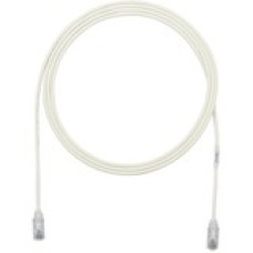 Panduit Cat.6e UTP Cable - 10 ft Category 6e Network Cable for Network Device - First End: 1 x RJ-45 Male Network - Second End: 1 x RJ-45 Male Network - Patch Cable - Gold Plated Contact - 28 AWG - White UTP28SP3M