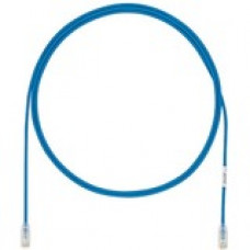 Panduit Cat.6e UTP Cable - 10 ft Category 6e Network Cable for Network Device - First End: 1 x RJ-45 Male Network - Second End: 1 x RJ-45 Male Network - Patch Cable - 28 AWG - Blue - TAA Compliance UTP28SP3MBU