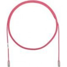 Panduit Cat.6 UTP Patch Network Cable - Category 6 for Network Device - Patch Cable - 11.15 ft - 1 Pack - 1 x RJ-45 Male Network - 1 x RJ-45 Male Network - Gold-plated Contacts - Pink UTP28SP11PK