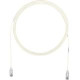 Panduit Cat.6 UTP Patch Network Cable - 5 ft Category 6 Network Cable for Network Device - First End: 1 x RJ-45 Male Network - Second End: 1 x RJ-45 Male Network - Patch Cable - 28 AWG - Clear, Off White - 1 Pack - RoHS Compliance UTP28SP5