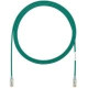 Panduit Cat.6 UTP Patch Network Cable - 5 ft Category 6 Network Cable for Network Device - First End: 1 x RJ-45 Male Network - Second End: 1 x RJ-45 Male Network - Patch Cable - 28 AWG - Clear, Green - 1 Pack - RoHS Compliance UTP28SP5GR