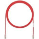Panduit Cat.6 UTP Patch Network Cable - 5 ft Category 6 Network Cable for Network Device - First End: 1 x RJ-45 Male Network - Second End: 1 x RJ-45 Male Network - Patch Cable - Clear, Red - 1 Pack - RoHS Compliance UTP28SP5RD