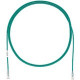 Panduit Cat.6 U/UTP Patch Network Cable - 6" Category 6 Network Cable for Network Device - First End: 1 x RJ-45 Male Network - Second End: 1 x RJ-45 Male Network - Patch Cable - 28 AWG - Clear, Green - 48 - TAA Compliance UTP28SP6INGR-48