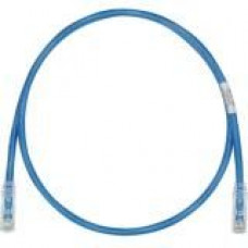 Panduit Cat.6 UTP Patch Network Cable - 8" Category 6 Network Cable for Network Device - First End: 1 x RJ-45 Male Network - Second End: 1 x RJ-45 Male Network - Patch Cable - Gold Plated Contact - Blue - TAA Compliance UTP28SP8INBU