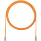 Panduit Cat.6 U/UTP Patch Network Cable - 9 ft Category 6 Network Cable for Network Device - First End: 1 x RJ-45 Male Network - Second End: 1 x RJ-45 Male Network - Patch Cable - 28 AWG - Clear, Orange - 25 UTP28SP9OR-Q