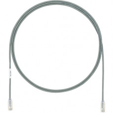 Panduit Cat.6a F/UTP Patch Network Cable - 100 ft Category 6a Network Cable for Network Device - First End: 1 x RJ-45 Male Network - Second End: 1 x RJ-45 Male Network - Patch Cable - 28 AWG - Clear, International Gray - 1 UTP28X100GY