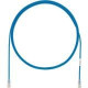 Panduit Cat.6a U/UTP Patch Network Cable - 3 ft Category 6a Network Cable for Network Device - First End: 1 x RJ-45 Male Network - Second End: 1 x RJ-45 Male Network - Patch Cable - 28 AWG - Black - 1 Pack - TAA Compliance UTP28X3BL
