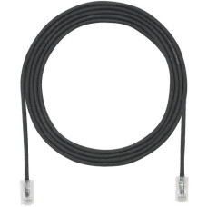 Panduit Copper Patch Cord - 4 ft Category 6a Network Cable for Network Device - First End: 1 x RJ-45 Male Network - Second End: 1 x RJ-45 Male Network - Patch Cable - Black, Clear - 1 Pack UTP28X4BL