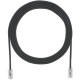 Panduit Copper Patch Cord - 4 ft Category 6a Network Cable for Network Device - First End: 1 x RJ-45 Male Network - Second End: 1 x RJ-45 Male Network - Patch Cable - Black, Clear - 1 Pack UTP28X4BL