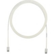 Panduit Cat.6a F/UTP Patch Network Cable - Category 6a for Network Device - Patch Cable - 7.87" - 48 Pack - 1 x RJ-45 Male Network - 1 x RJ-45 Male Network - Clear, Off White - TAA Compliance UTP28X6IN-48
