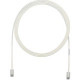 Panduit Cat.6a F/UTP Patch Network Cable - Category 6a for Network Device - Patch Cable - 7.87" - 48 Pack - 1 x RJ-45 Male Network - 1 x RJ-45 Male Network - Clear, Off White - TAA Compliance UTP28X6IN-48