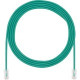 Panduit Cat.6a F/UTP Patch Network Cable - Category 6a for Network Device - Patch Cable - 7.87" - 48 Pack - 1 x RJ-45 Male Network - 1 x RJ-45 Male Network - Clear, Green - TAA Compliance UTP28X6INGR-48