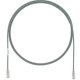 Panduit Cat.6a F/UTP Patch Network Cable - 82.02 ft Category 6a Network Cable for Network Device - First End: 1 x RJ-45 Male Network - Second End: 1 x RJ-45 Male Network - Patch Cable - Clear, International Gray - 1 Pack UTP28X25MGY