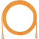 Panduit Cat.6a F/UTP Patch Network Cable - Category 6a for Network Device - Patch Cable - 7.87" - 48 Pack - 1 x RJ-45 Male Network - 1 x RJ-45 Male Network - Clear, Orange - TAA Compliance UTP28X8INOR-48