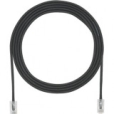 Panduit Cat.6a F/UTP Patch Network Cable - Category 6a for Network Device - Patch Cable - 7.87" - 48 Pack - 1 x RJ-45 Male Network - 1 x RJ-45 Male Network - Clear, Black UTP28X8INBL-48