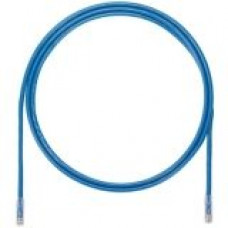 Panduit Cat.6a UTP Patch Network Cable - 7 ft Category 6a Network Cable for Network Device - First End: 1 x RJ-45 Male Network - Second End: 1 x RJ-45 Male Network - Patch Cable - Clear, Blue - 1 Pack - RoHS, TAA Compliance UTP6A7BU