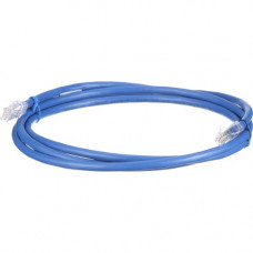 Panduit  PanNet Cat 6A 24 AWG UTP Copper Patch Cord, 3 ft, Blue - 3 ft Category 6a Network Cable for Network Device, Server - First End: 1 x RJ-45 Male Network - Second End: 1 x RJ-45 Male Network - 10 Gbit/s - Patch Cable - Gold Plated Contact - CM - 24 