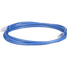 Panduit  PanNet Cat 6A 24 AWG UTP Copper Patch Cord, 10 ft, Blue - 10 ft Category 6a Network Cable for Network Device, Server - First End: 1 x RJ-45 Male Network - Second End: 1 x RJ-45 Male Network - 10 Gbit/s - Patch Cable - Gold Plated Contact - CM - 2