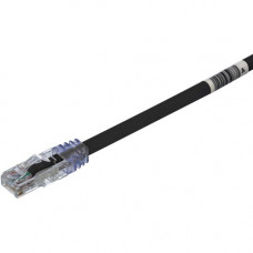Panduit Pan-Net&reg; Patch Cords - 6 ft Category 6a Network Cable for Network Device - First End: 1 x Modular - Second End: 1 x Modular - 10 Gbit/s - Patch Cable - CM - 24 AWG - Black - 1 - TAA Compliance UTP6AX6BL