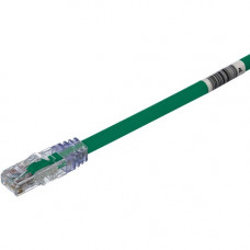 Panduit Pan-Net&reg; Patch Cords - 8 ft Category 6a Network Cable for Network Device - First End: 1 x Modular - Second End: 1 x Modular - 10 Gbit/s - Patch Cable - CM - 24 AWG - Green - 1 - TAA Compliance UTP6AX8GR