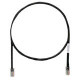 PANDUIT Cat.5e UTP Patch Cable - RJ-45 Male Network - RJ-45 Male Network - 10ft - Black - RoHS, TAA Compliance UTPCH10BLY