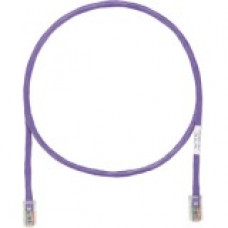 Panduit Cat.5e U/UTP Patch Network Cable - Category 5e for Network Device - Patch Cable - 14.11 ft - 1 Pack - 1 x RJ-45 Male Network - 1 x RJ-45 Male Network - Violet - TAA Compliance UTPCH14VLY