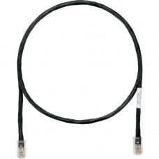Panduit Cat.5e UTP Patch Network Cable - 15 ft Category 5e Network Cable for Network Device - First End: 1 x RJ-45 Male Network - Second End: 1 x RJ-45 Male Network - Patch Cable - Black - 1 Pack - TAA Compliance UTPCH15BLY