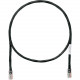 Panduit Cat.5e UTP Patch Network Cable - 15 ft Category 5e Network Cable for Network Device - First End: 1 x RJ-45 Male Network - Second End: 1 x RJ-45 Male Network - Patch Cable - Black - 1 Pack - TAA Compliance UTPCH15BLY