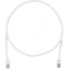 Panduit Cat.5e UTP Network Cable - 15 ft Category 5e Network Cable for Network Device - First End: 1 x RJ-45 Network - Second End: 1 x RJ-45 Network - Patch Cable - Off White - TAA Compliance UTPCH15Y