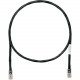 Panduit Cat.5e UTP Patch Network Cable - 16 ft Category 5e Network Cable for Network Device - First End: 1 x RJ-45 Male Network - Second End: 1 x RJ-45 Male Network - Patch Cable - Black - 1 Pack - TAA Compliance UTPCH16BLY