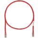Panduit Powersum+ Cat.5e UTP Patch Network Cable - 1 ft Category 5e Network Cable for Network Device - First End: 1 x RJ-45 Male Network - Second End: 1 x RJ-45 Male Network - Patch Cable - Red - 1 Pack - RoHS, TAA Compliance UTPCH1RDY