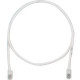 Panduit Cat.5e UTP Patch Network Cable - 1 ft Category 5e Network Cable for Network Device - First End: 1 x RJ-45 Male Network - Second End: 1 x RJ-45 Male Network - Patch Cable - Off White - TAA Compliance UTPCH1Y