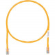 Panduit Cat.5e UTP Patch Network Cable - 25 ft Category 5e Network Cable for Network Device - First End: 1 x RJ-45 Male Network - Second End: 1 x RJ-45 Male Network - Patch Cable - Orange - 1 Pack - TAA Compliance UTPCH25ORY