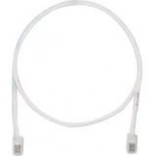 Panduit Cat.5e UTP Patch Network Cable - 25 ft Category 5e Network Cable for Network Device - First End: 1 x RJ-45 Male Network - Second End: 1 x RJ-45 Male Network - Patch Cable - White - 1 Pack - TAA Compliance UTPCH25Y