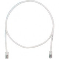 Panduit Cat 5e UTP Network Cable - 6.56 ft Category 5e Network Cable for Network Device - First End: 1 x RJ-45 Male Network - Second End: 1 x RJ-45 Male Network - Patch Cable - Off White - 1 - TAA Compliance UTPCH2MY