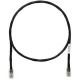 Panduit Cat.5e Network Cable - 9.84 ft Category 5e Network Cable - First End: 1 x RJ-45 Male Network - Second End: 1 x RJ-45 Male Network - Patch Cable - Black - TAA Compliance UTPCH3MBLY
